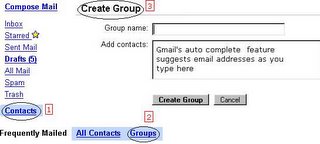 Create Groups in Gmail