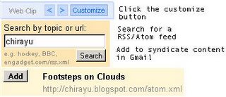 Add a RSS/Atom feed to your Gmail account
