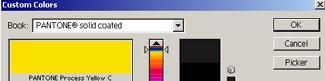 Choose Picker from the Custom Colors window