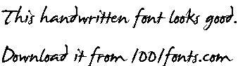 Download James Fajardo handwritten font from 1001fonts.com