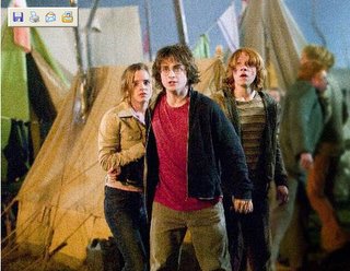 Hermione, Harry och Ron