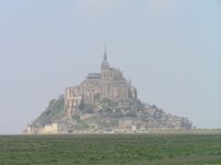 Le Mont St Michel. Envahi de touristes même hors saison...
