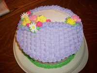light purple Easter basket