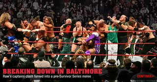 Todos os elementos do Survivor series