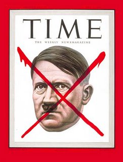 Portada de la revista Time con la imagen de Adolf Hitler