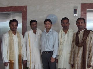 My Team mates in Ethnic dress
