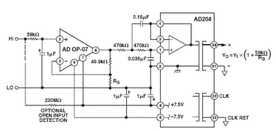 Isolated Thermocouple Transducer Circuit