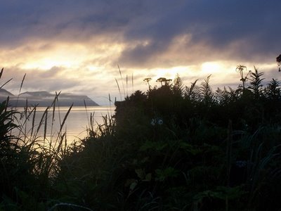 August Sunset, Kodiak, Viekoda Bay, Strawberry Cove