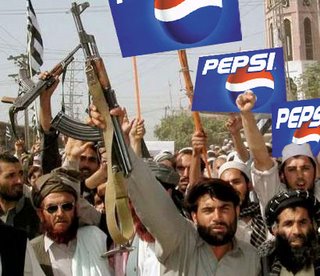 After a long day of shouting 'Death to America,' nothing satisfies quite like a Pepsi.