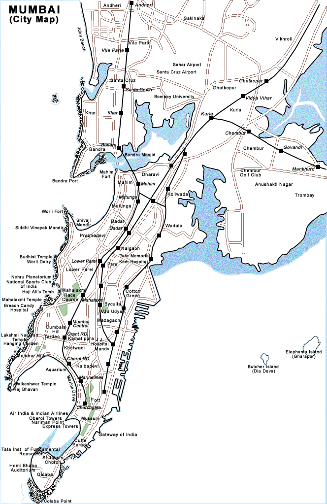 Image result for mcgm subway map, Mumbai