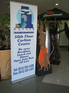 50th floor of the Carlton Center - the tallest building in Johannesburg...