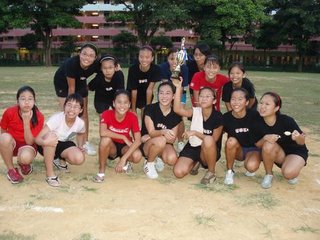Present to you the winning girls who out-battled ladies - 22-21 Hurray to the girls