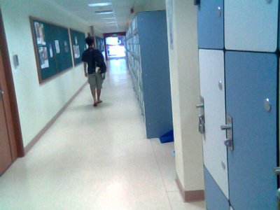 Corridor in School of Computing.