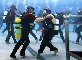 Dancing Underwater for World Record, Sydney