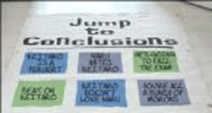The Jump to Conclusions Mat