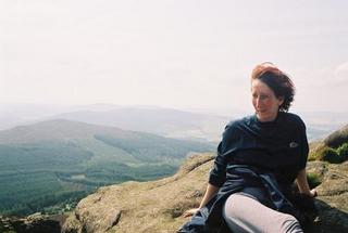 Picture of Lisa Rullsenberg: windswept on Mither Tap, Scotland