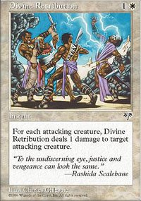 Magic the Gathering card: Divine Retribution