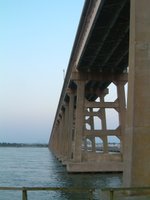 Causeway to Beaufort from underneath.
