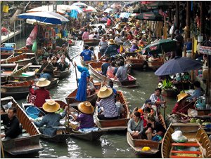 Damnoen Saduak Floating Market Thailand