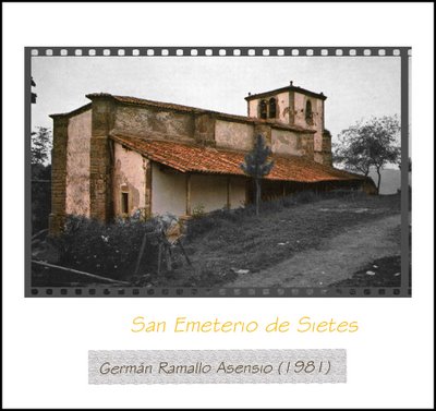 Estado de conservación de San Emeterio de Sietes, Villaviciosa, en 1981