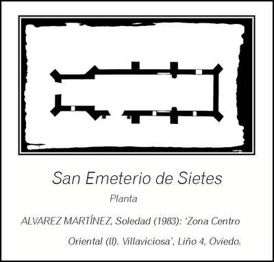 Planta de San emeterio de Sietes, Villaviciosa