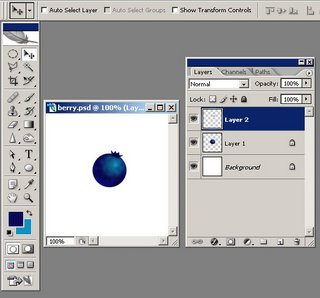 learn how to create a blueberry in photoshop with this tutorial