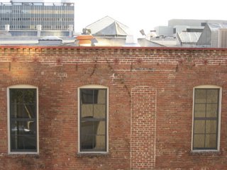 building roof view