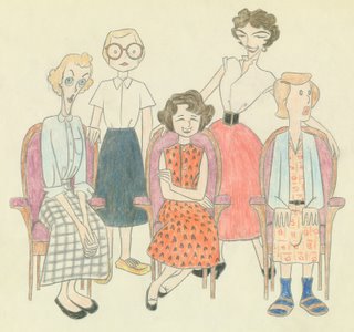 Nancy Stapp, Rith Kissane, Janie McIntosh, Lyn Kroeger and Eva Schneider