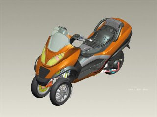 Piaggio 3 Tekerlekli Motosiklet