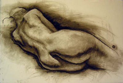 36 by 48 inches charcoal drawing by jeanjoel spatafora