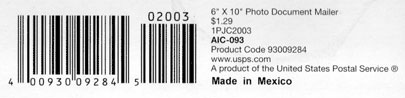 USPS barcode