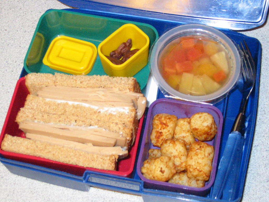 Vegan Lunch Box: Vegan Turkey Sandwich