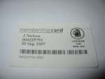 camra membership card