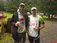 Me and a duude who slugged out the last hill