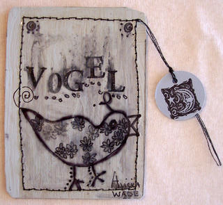 Mail Art ATC sent from Alicia Wade to Troy Thomas