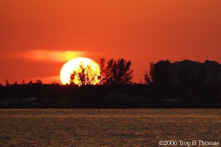 Sunset in Cape Coral, Florida; Photography by Troy Thomas