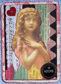 Mail Art ATC sent from Pam Rogers to Troy Thomas