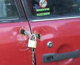 locked car door