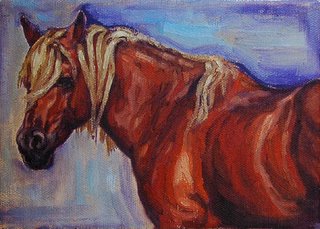 Flaxen Mare by Lori Levin