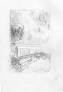 Graphite sketch by Levin