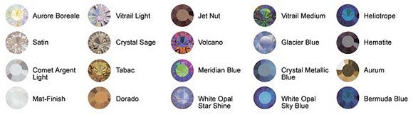 Special Effects Color Chart