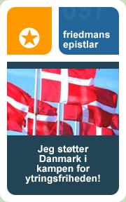 I support Denmark in its struggle for the freedom of speech