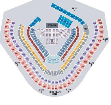 Anaheim Stadium Seating Chart