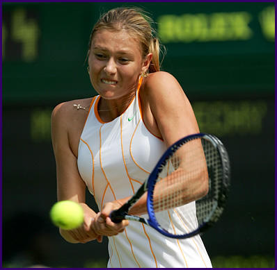 Maria Sharapova of Russia was Wimbledon Champion 2004