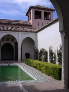 Patio de la Alberca, Alcazaba de Málaga