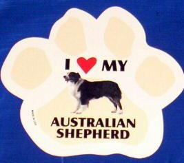 australian shepherd fridge magnet