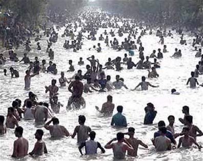 Public Swimming Pool in Lahore, Pakistan