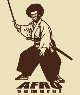 samurai afro