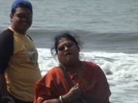 son Pranav and wife Sandhya