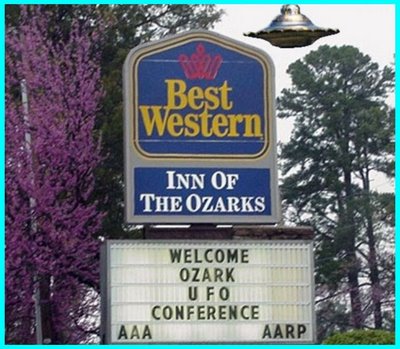 Ozark UFO Sign (Sml)